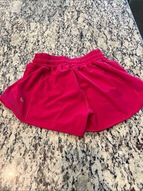 Women's Athletic Running Shorts - Hot Pink